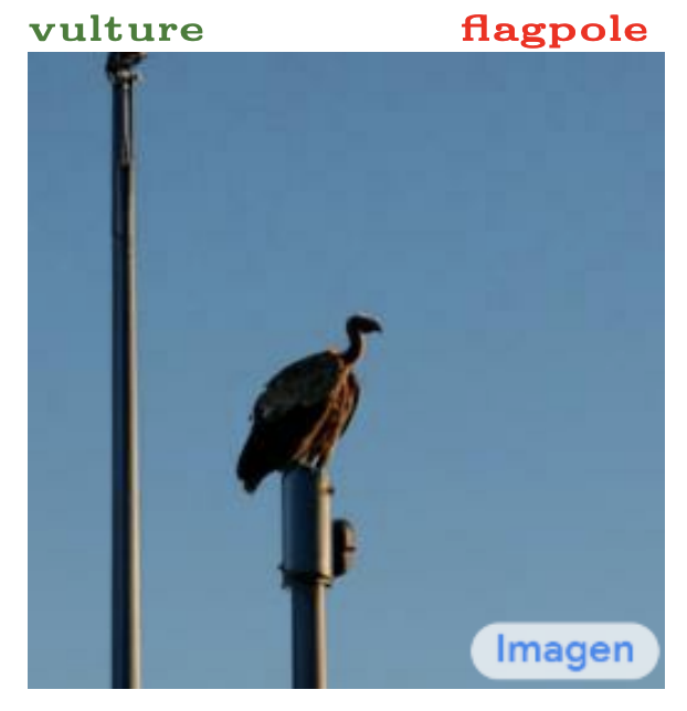 Vulture confused for flagpole